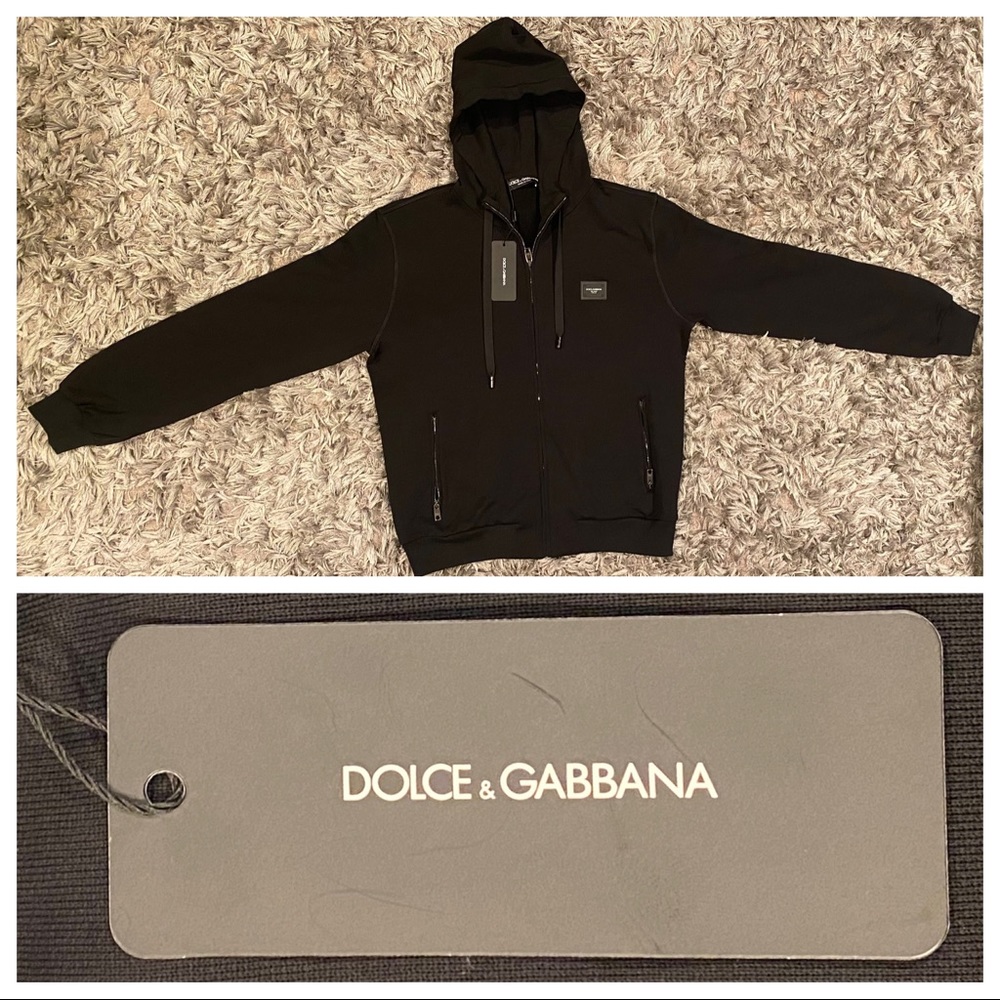 New! Men’s Dolce and Gabbana Zip Up